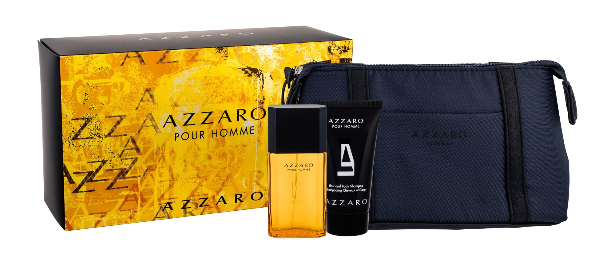 Azzaro Azzaro Pour Homme 30ml Edt 30 ml + Shower Gel 50 ml + Cosmetic Bag Kvepalai Vyrams EDT Rinkinys (Pažeista pakuotė)