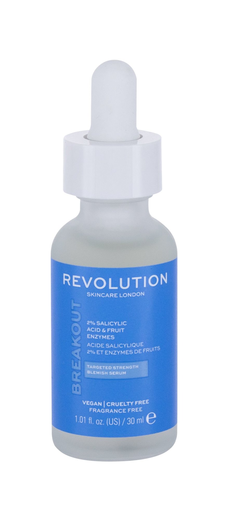 Revolution Skincare Skincare 2% Salicylic Acid 30ml Veido serumas