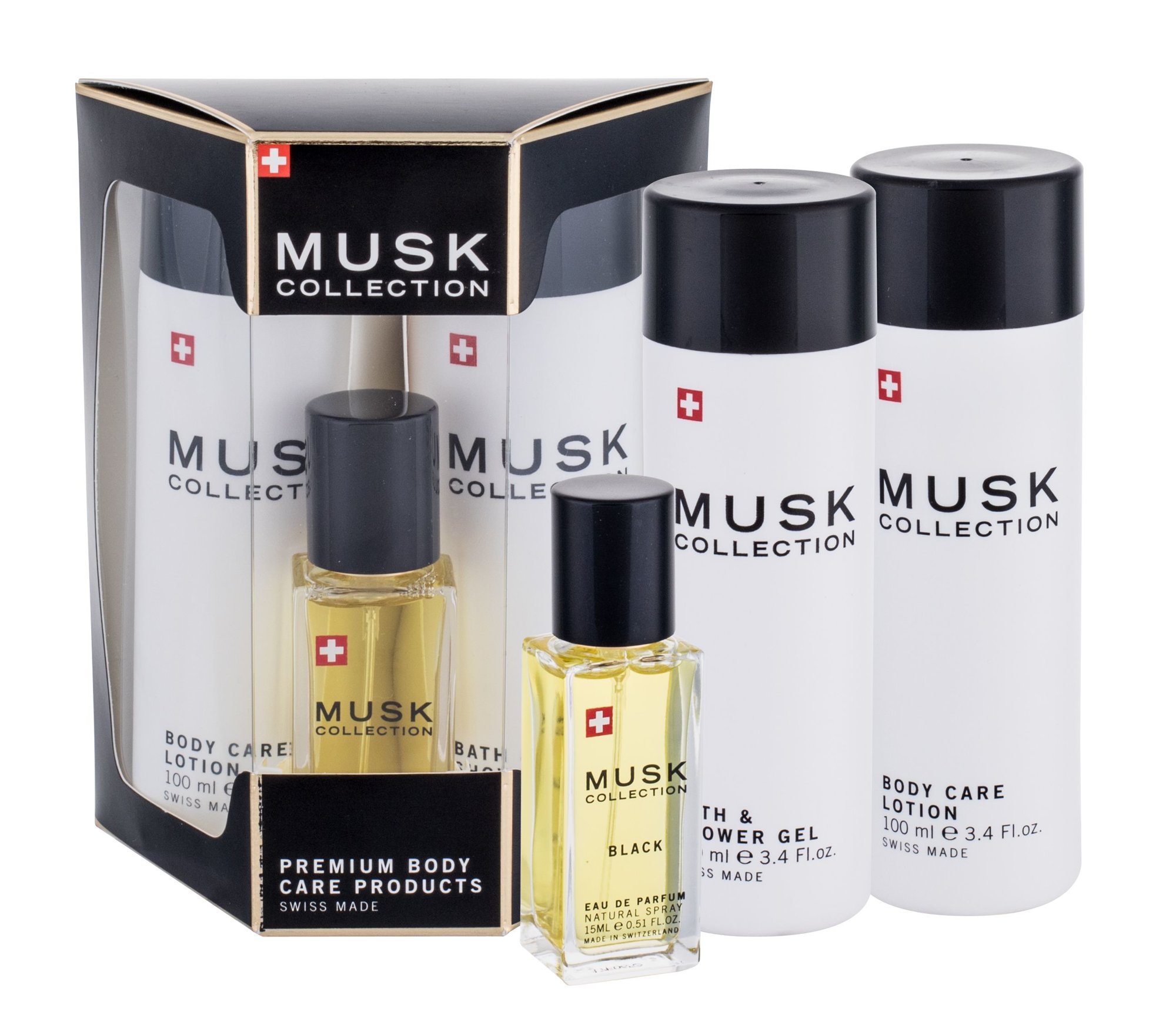 MUSK Collection Musk Collection 15ml EDP 15 ml + body lotion 100 ml + shower gel 100 ml Kvepalai Moterims EDP Rinkinys
