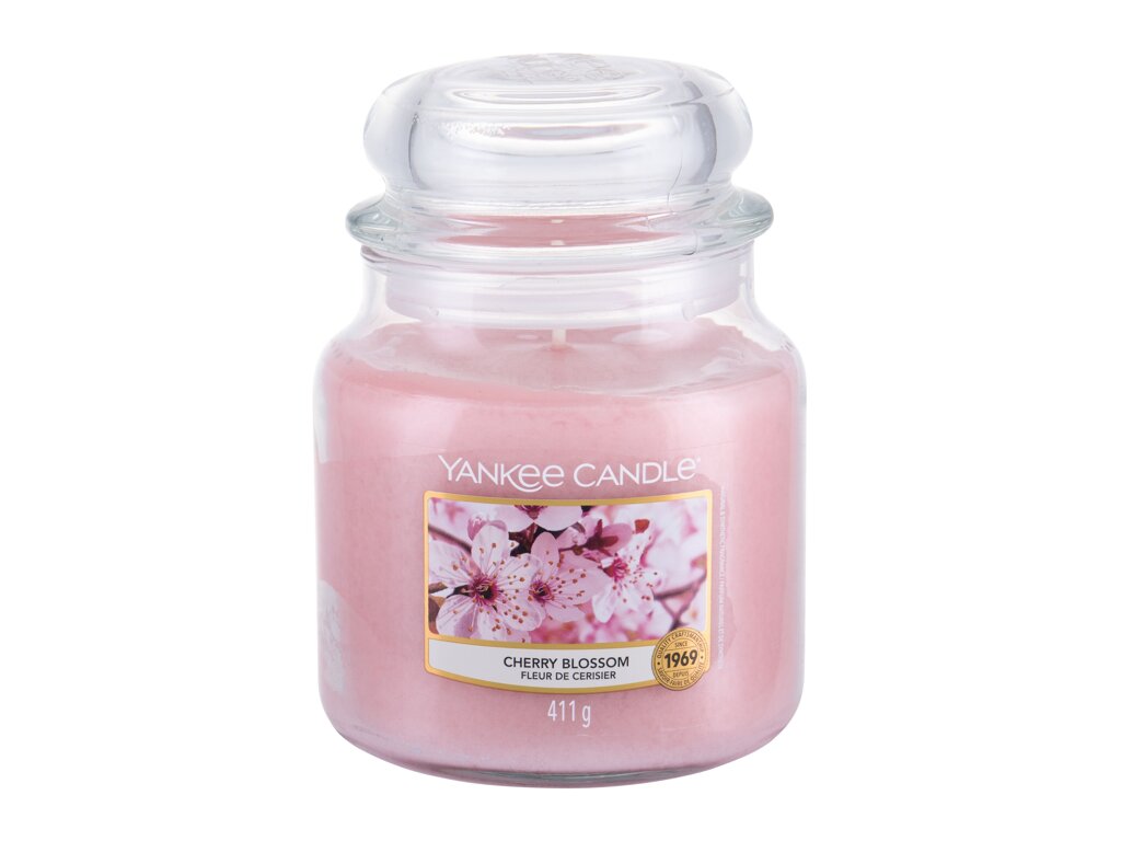 Yankee Candle Cherry Blossom 411g Kvepalai Unisex Scented Candle (Pažeista pakuotė)