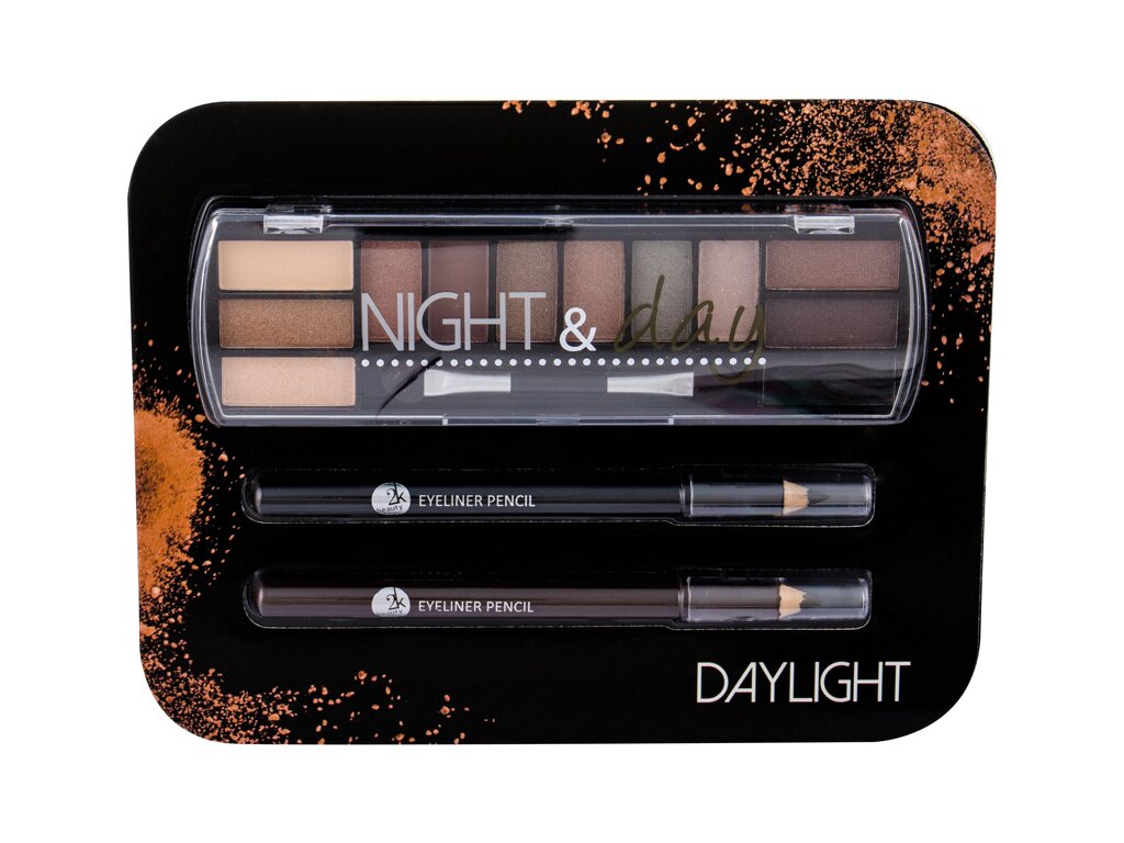 2K Night & Day Akių &scaron;e&scaron;ėliai 8.16 ml Damaged box Set