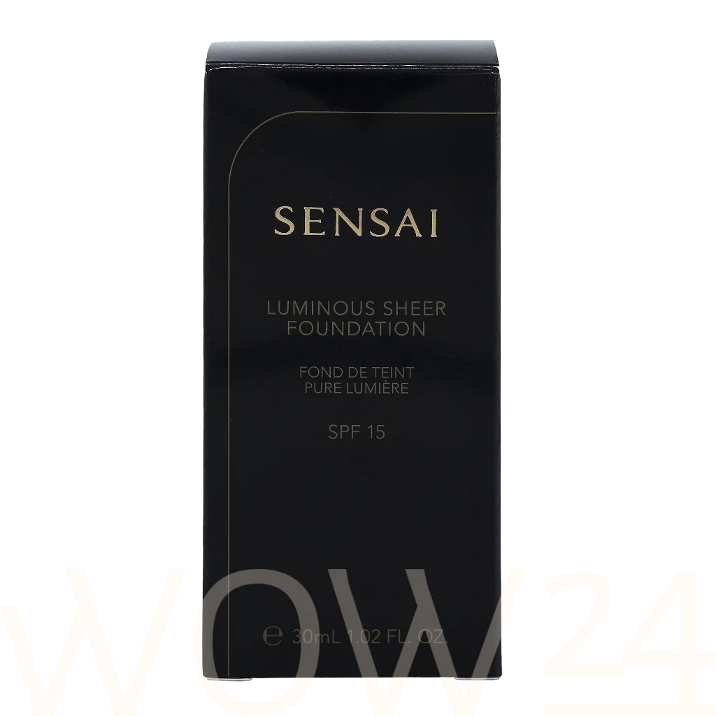 Sensai Sensai Luminous Sheer Foundation SPF15 natūrali veido odos priežiūros priemonė