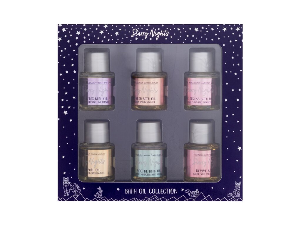 The Indulgent Bathing Co Starry Nights Bath Oil Collection vonios aliejus