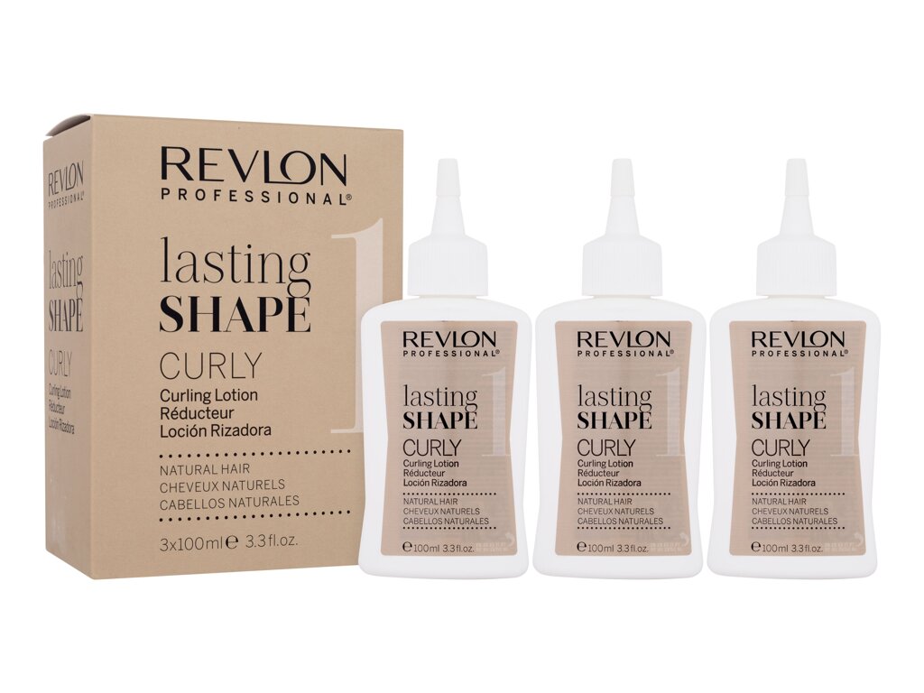 Revlon Professional Lasting Shape Curly Curling Lotion 3x100ml garbanų formavimo priemonė