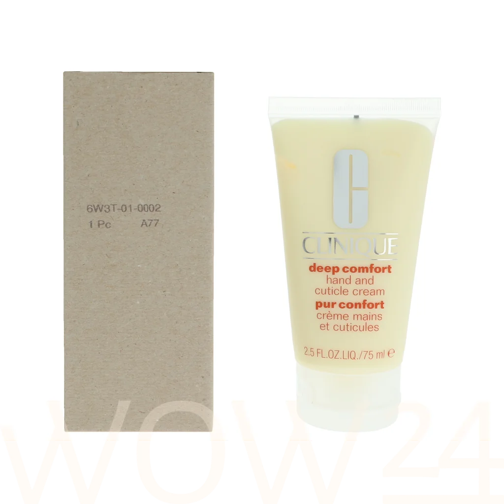 Clinique Clinique Deep Comfort Hand And Cuticle Cream 75 ml rankų kremas