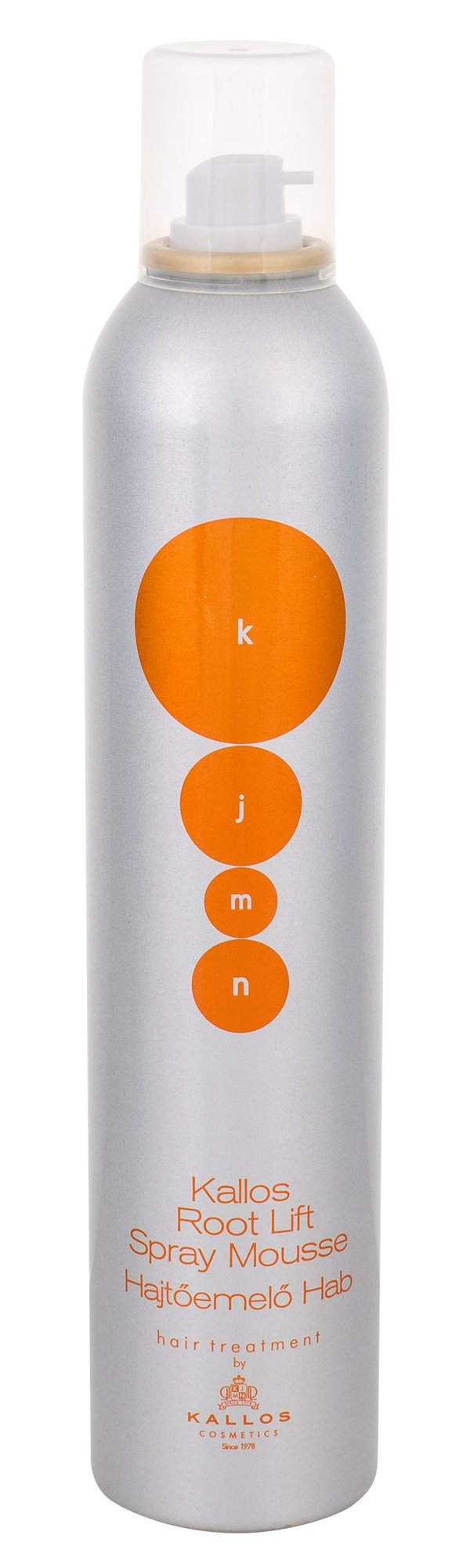 Kallos Cosmetics KJMN Root Lift Spray Mousse 300ml plaukų putos (Pažeista pakuotė)