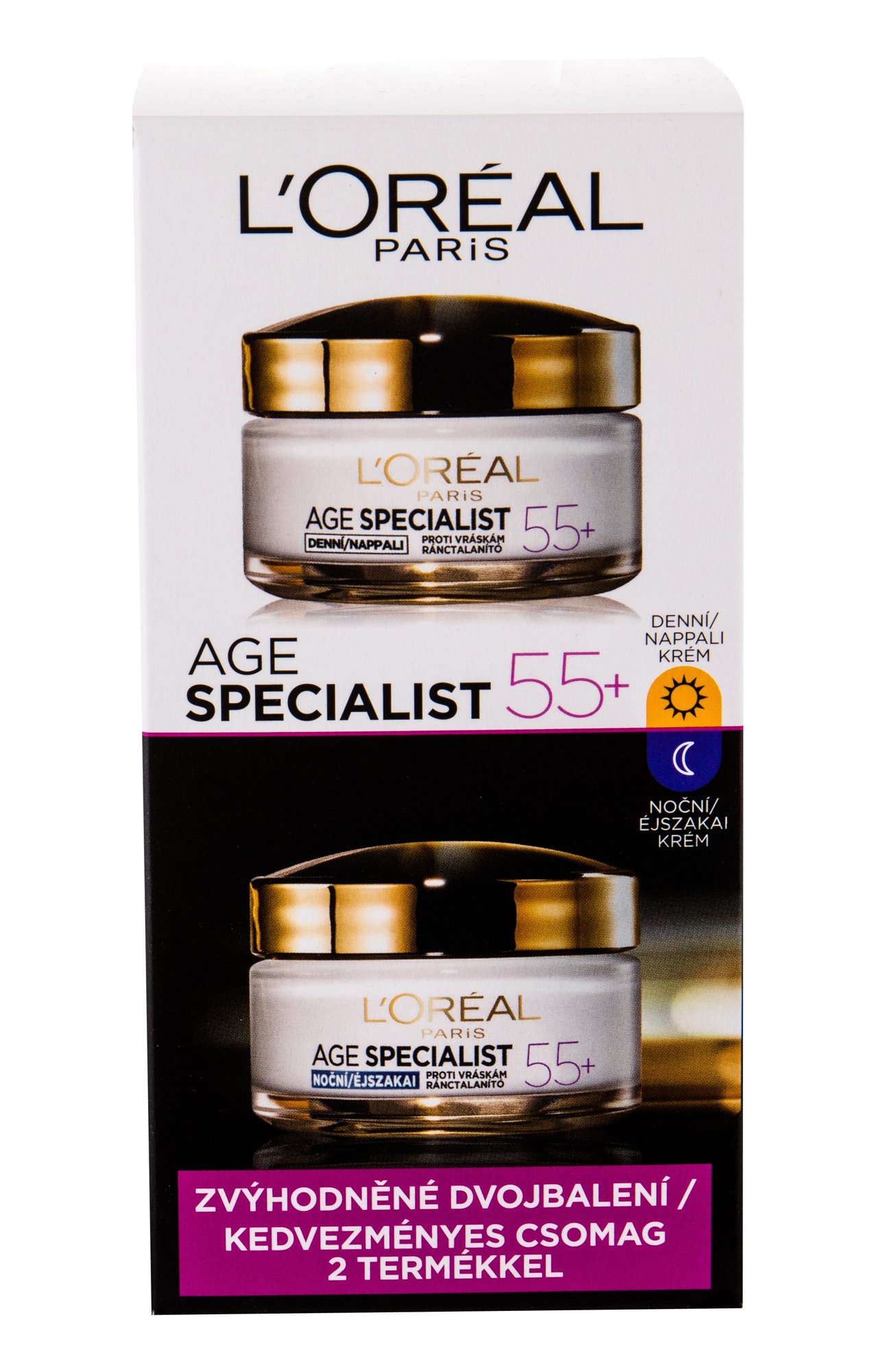 L`oreal Age Specialist 55+ Dieninis kremas 50 ml Damaged box Set