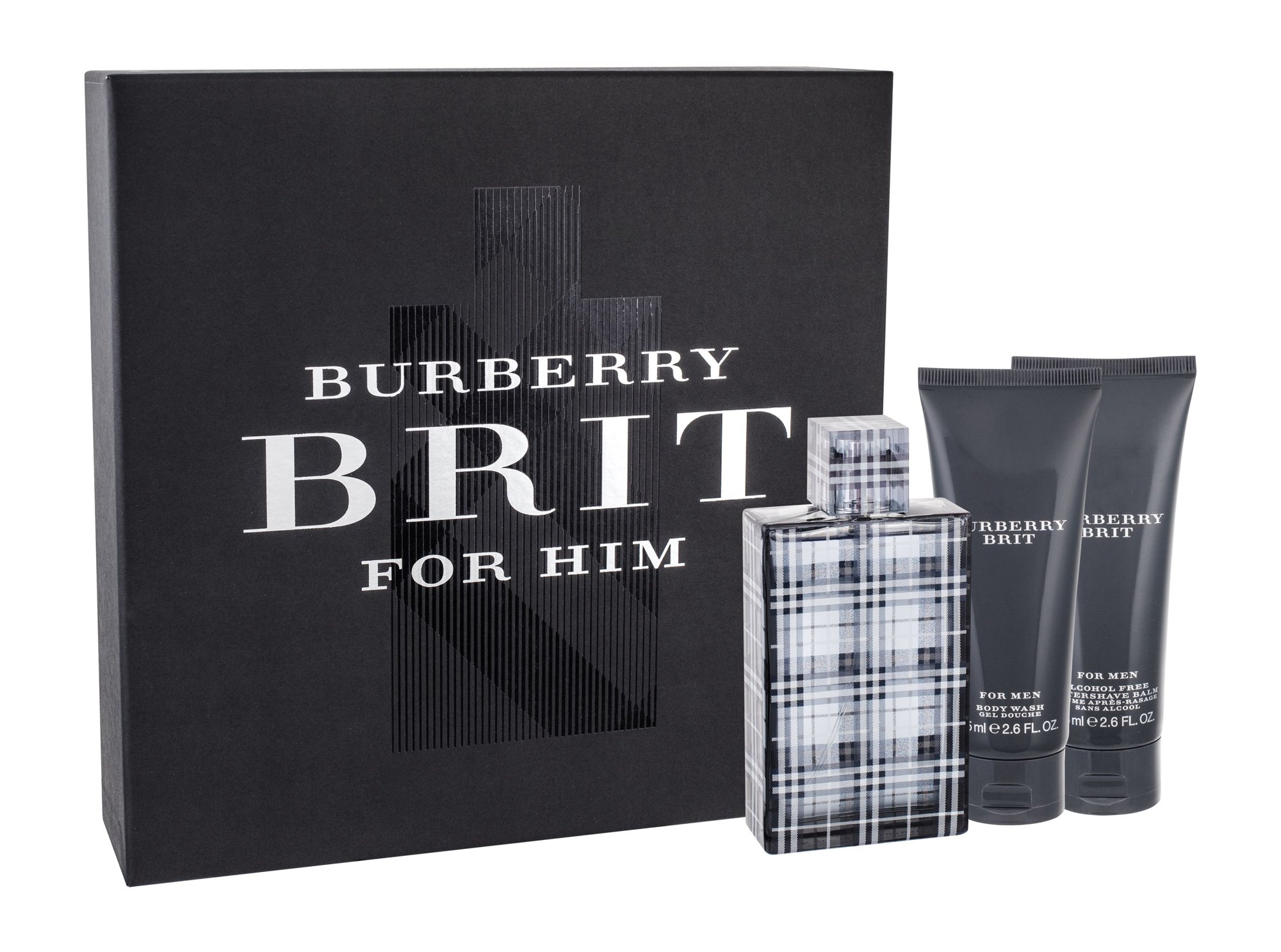 Burberry Brit 100ml Edt 100 ml + Aftershave Balm 75 ml + Shower Gel 75 ml Kvepalai Vyrams EDT Rinkinys