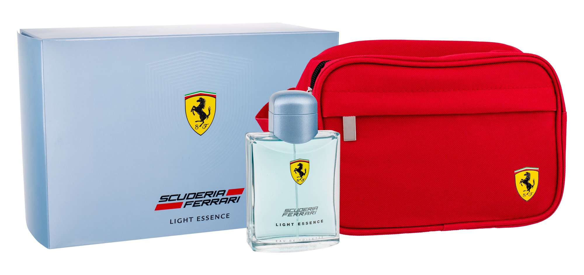 Ferrari Scuderia Ferrari Light Essence 125ml Edt 125 ml + Cosmetic bag Kvepalai Vyrams EDT Rinkinys