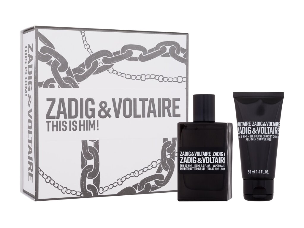 Zadig & Voltaire This is Him! Eau De Toilette 50 ml Damaged box Set