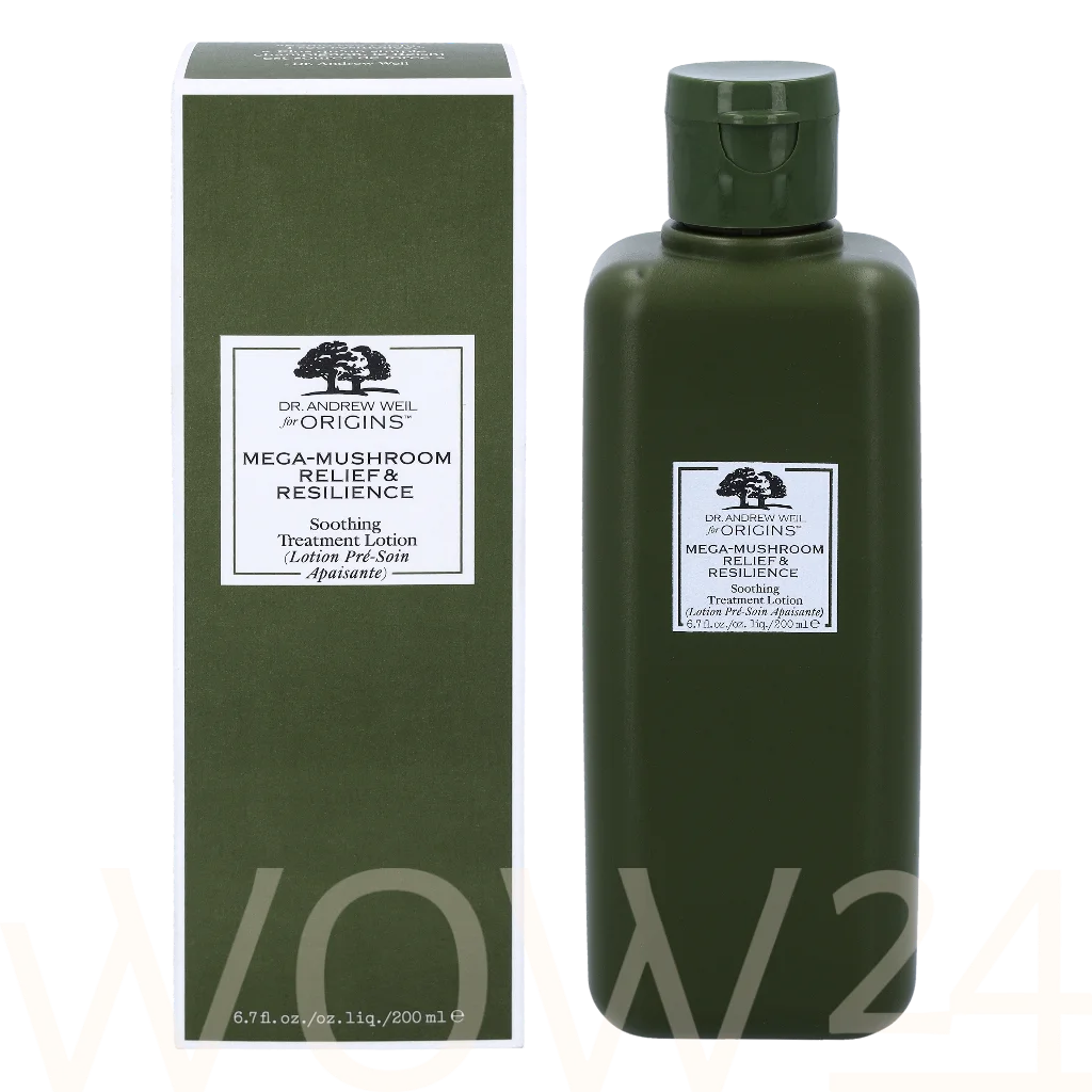 Origins Origins Dr. Weil Mega-Mushroom R&R Soothing Treatment Lotion 200 ml vietinės priežiūros priemonė