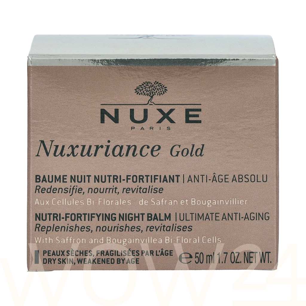 Nuxe Nuxe Nuxuriance Gold Nutri-Fortifying Night Balm 50 ml naktinis kremas