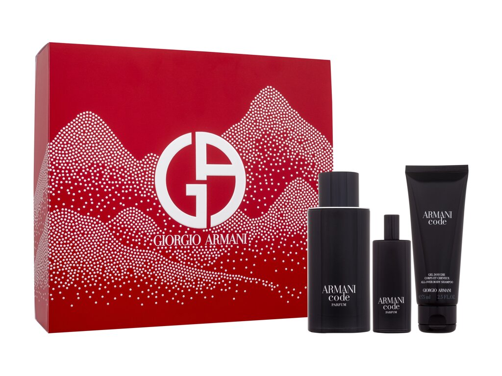 Giorgio Armani Code Parfum Parfum 125 ml Parfum 125 ml + Parfum 15 ml + Shower Gel 75 ml Set