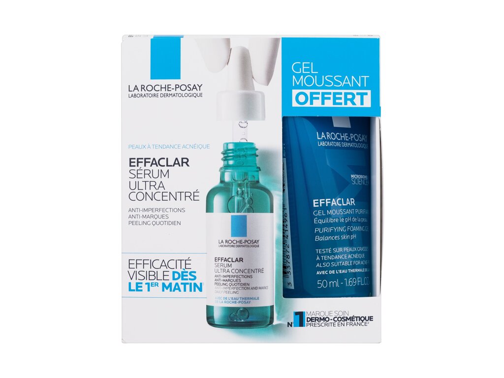 La roche-posay Effaclar Ultra Concentrated Odos serumas 30 ml Set