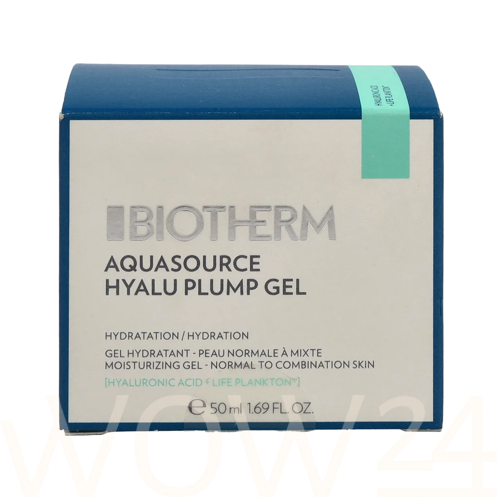 Biotherm Aquasource Hyalu Plump Gel Veido gelis Valomasis veido gelis Moterims