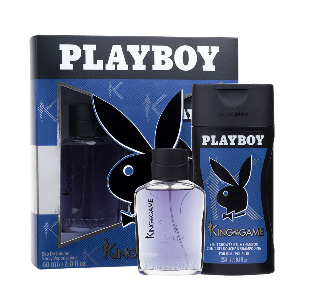 Playboy King of the Game 60ml Edt 60 ml + Shower gel 250 ml Kvepalai Vyrams EDT Rinkinys