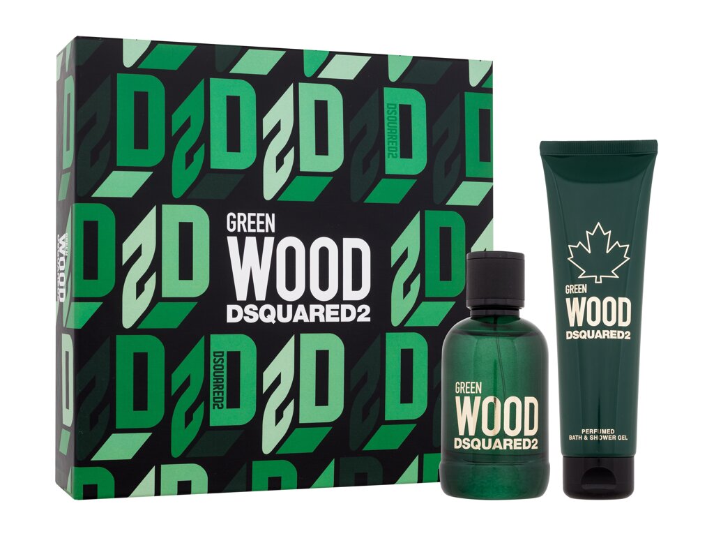 Dsquared2 Green Wood Eau De Toilette 100 ml Set