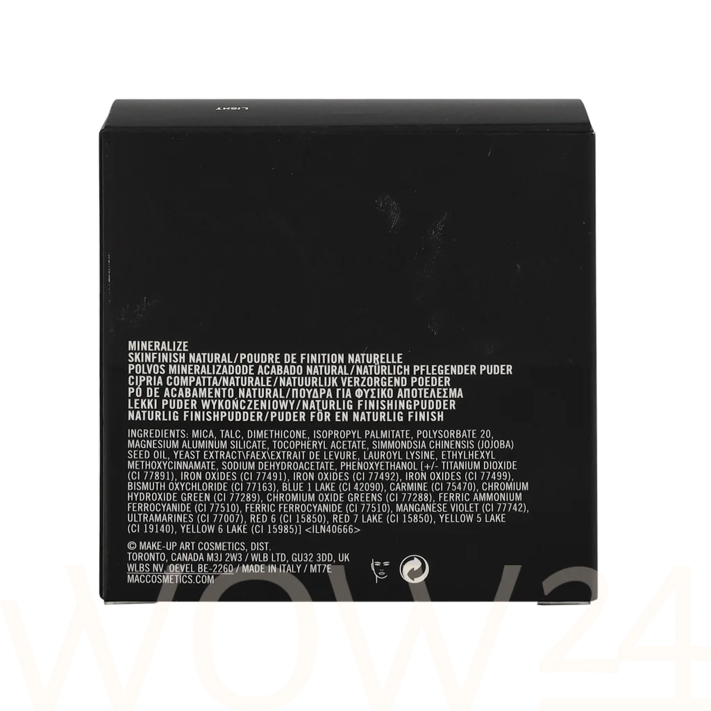 MAC MAC Mineralize Skinfinish Natural 10 g sausa pudra