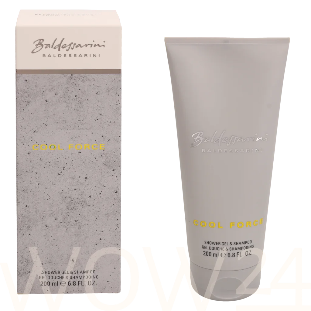 Baldessarini Baldessarini Cool Force Shower Gel & Shampoo 200 ml Parfumuotas gelis