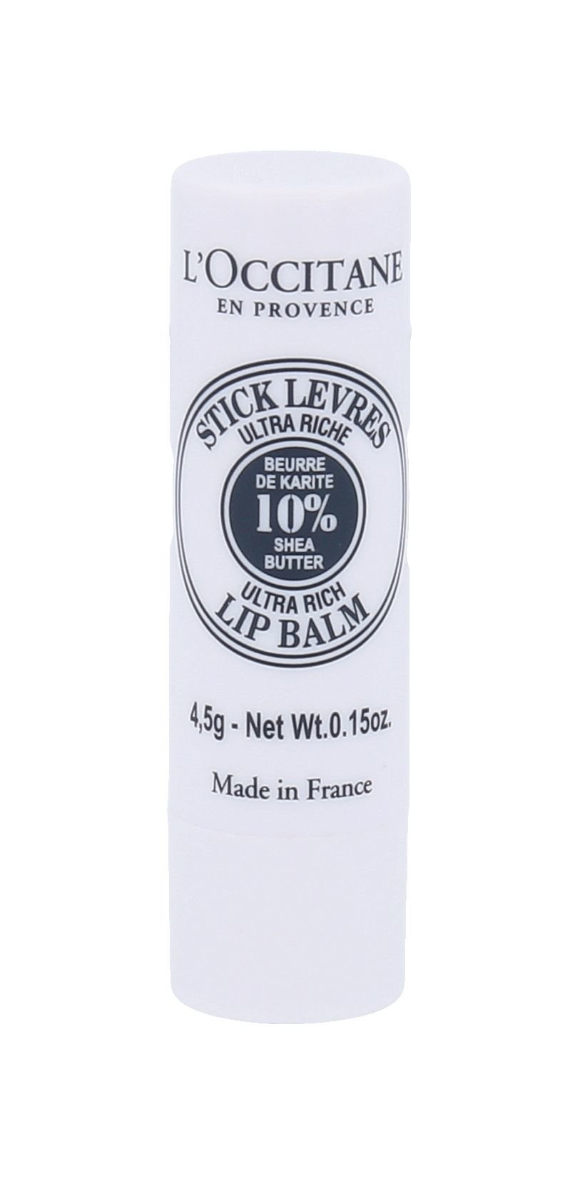 L'occitane Shea Butter Ultra Rich Lip Balm Stick Lūpų balzamas Moterims