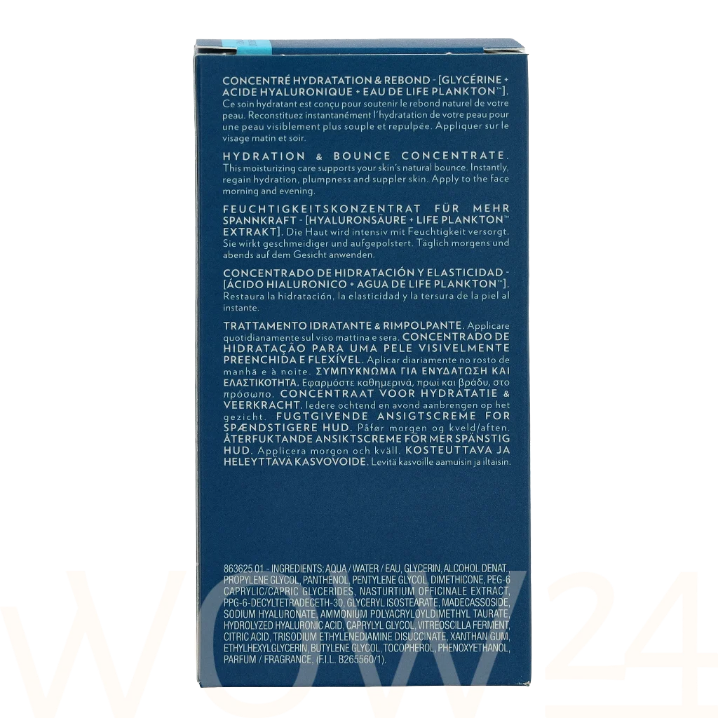 Biotherm Biotherm Aqua Bounce Super Concentrate 50 ml natūrali veido odos priežiūros priemonė