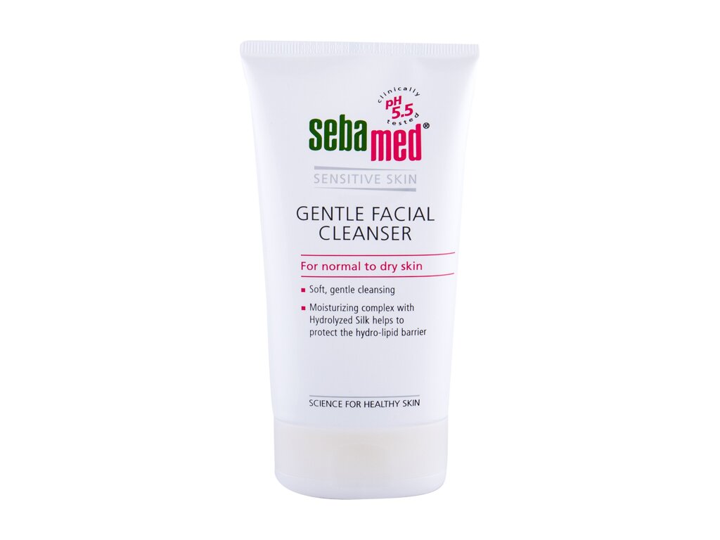 SebaMed Sensitive Skin Gentle Facial Cleanser 150ml veido gelis (Pažeista pakuotė)