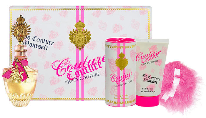 Juicy Couture Couture Couture 100ml Edp 100ml + 125ml body lotion + 40g body powder + compact Kvepalai Moterims EDP Rinkinys