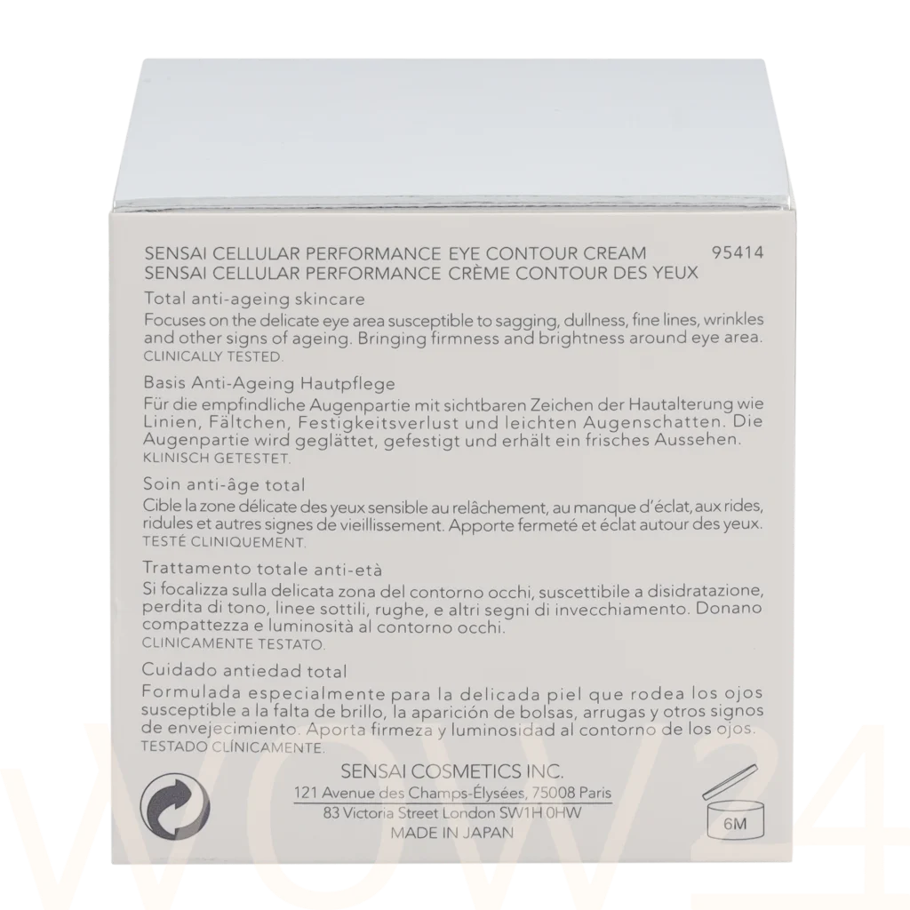 Sensai Sensai Cp Eye Contour Cream 15 ml paakių kremas