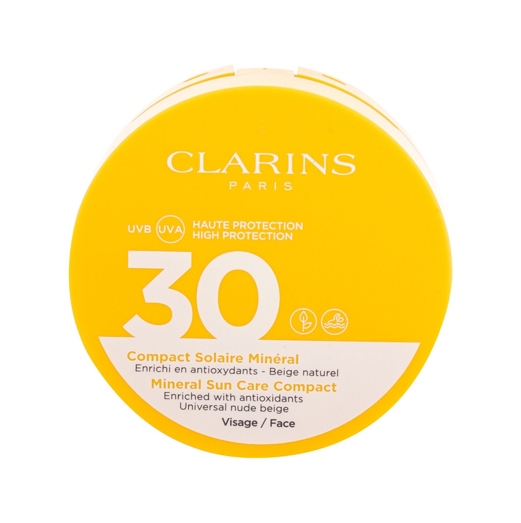 Clarins Sun Care Mineral Compact veido apsauga