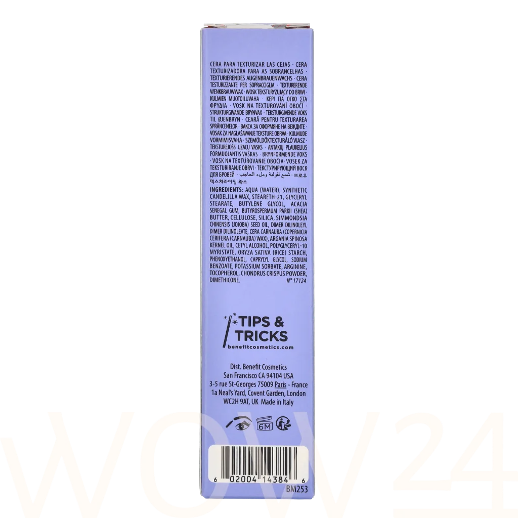 Benefit Benefit Fluff Up Brow Wax Mini 3 ml antakių gelis