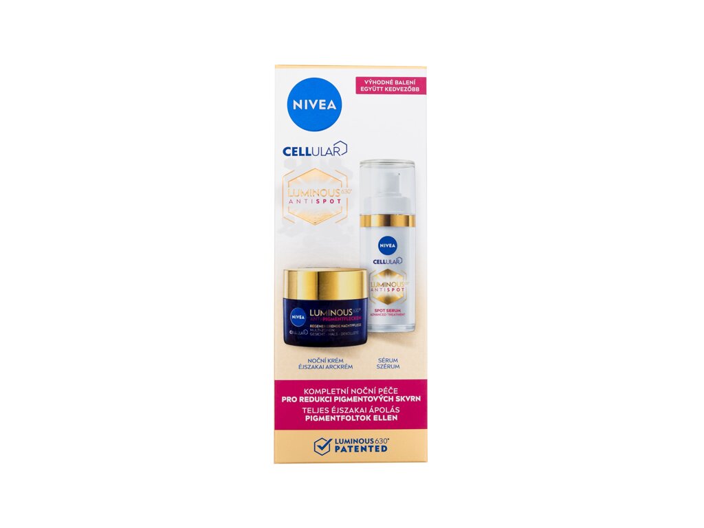 Nivea Luminous 630 Antispot Odos serumas 30 ml Damaged box Set
