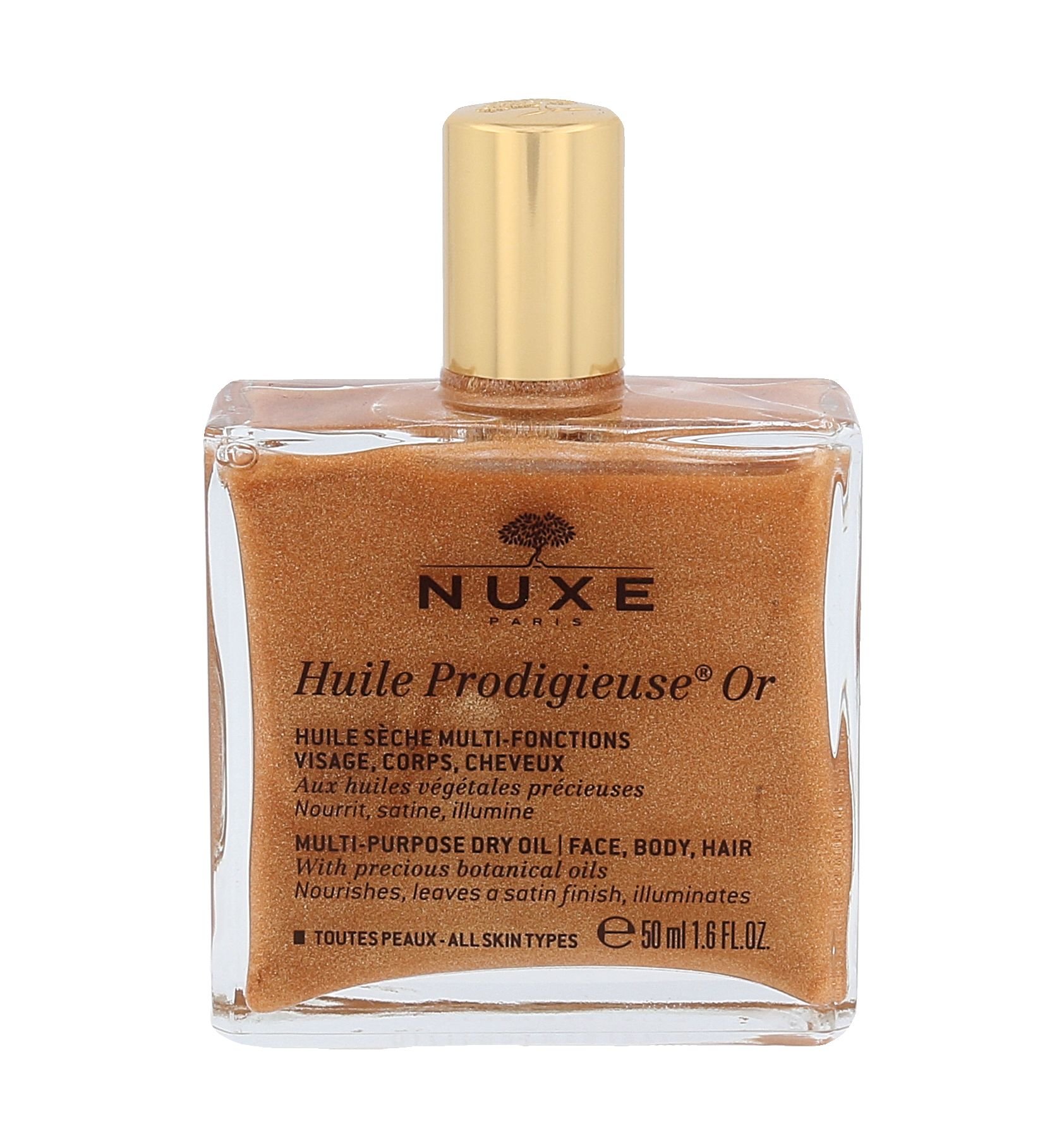 Nuxe Huile Prodigieuse Or Multi Purpose Dry Oil Face, Body, Hair 50ml kūno aliejus (Pažeista pakuotė)