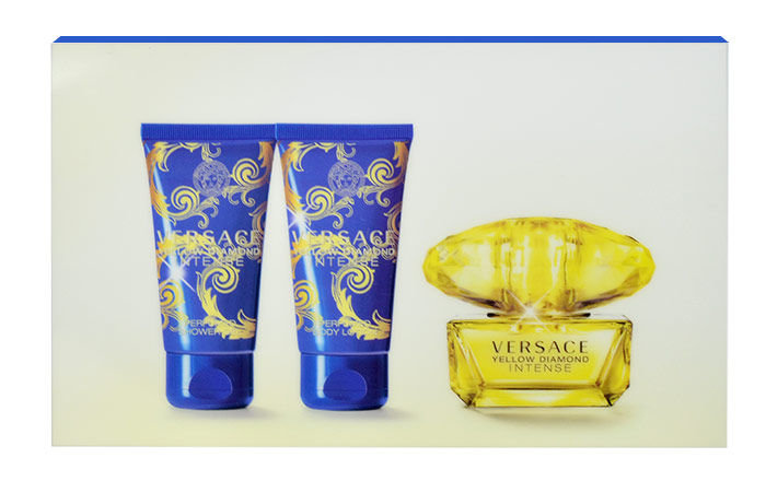 Versace Yellow Diamond Intense 50ml Edp 50ml + 50ml shower gel + 50ml body milk Kvepalai Moterims EDP Rinkinys