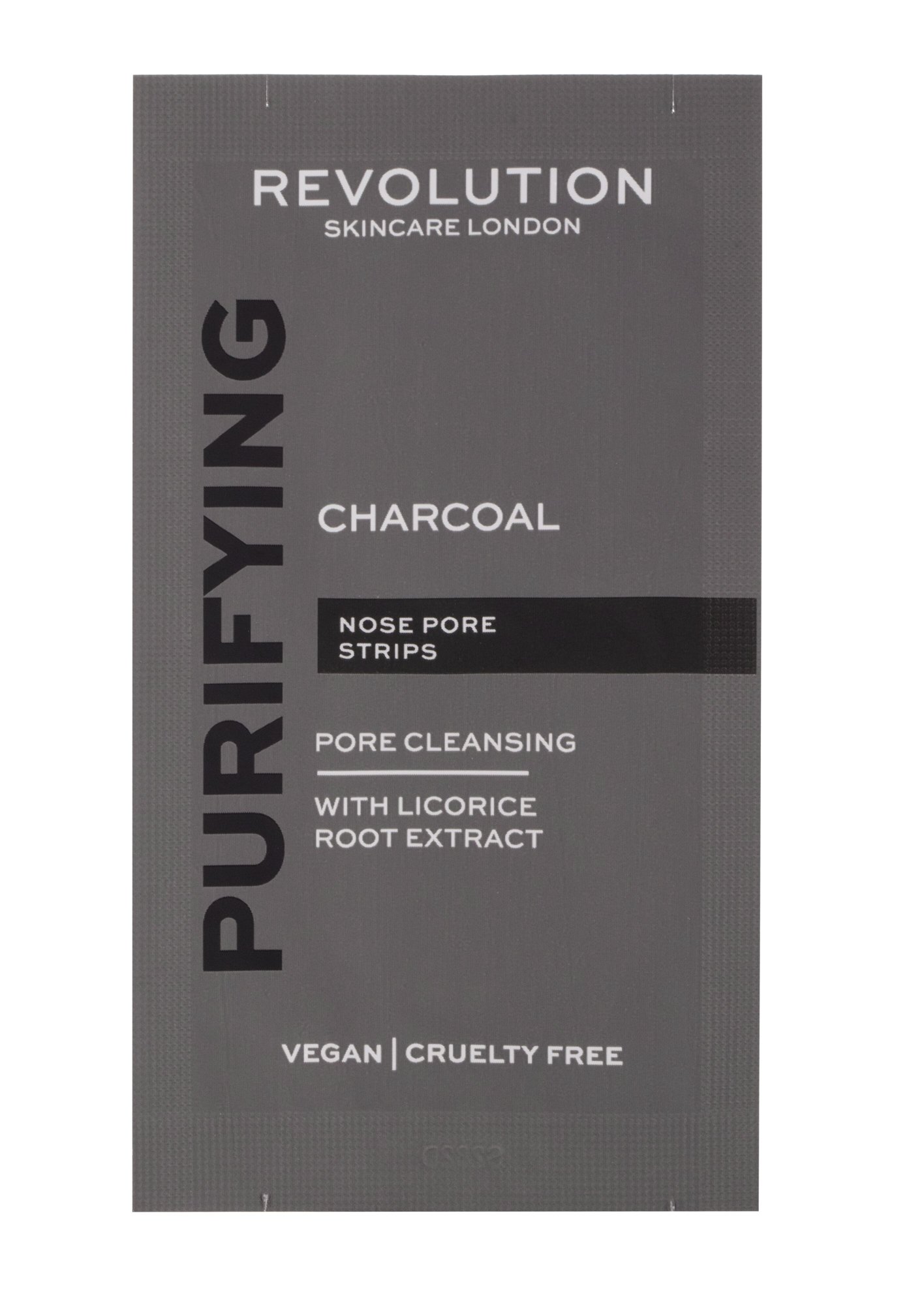 Revolution Skincare Purifying Charcoal Nose Pore Strips drėgnos servetėlės