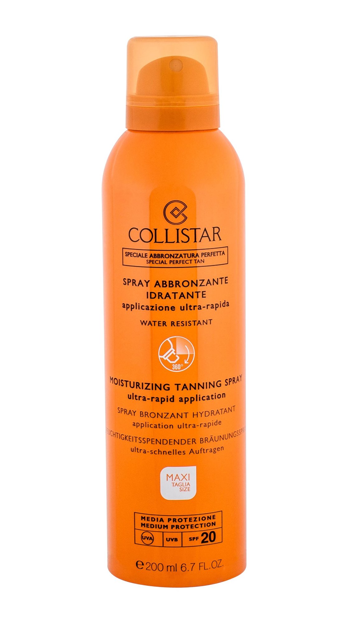 Collistar Special Perfect Tan Moisturizing Tanning Spray įdegio losjonas