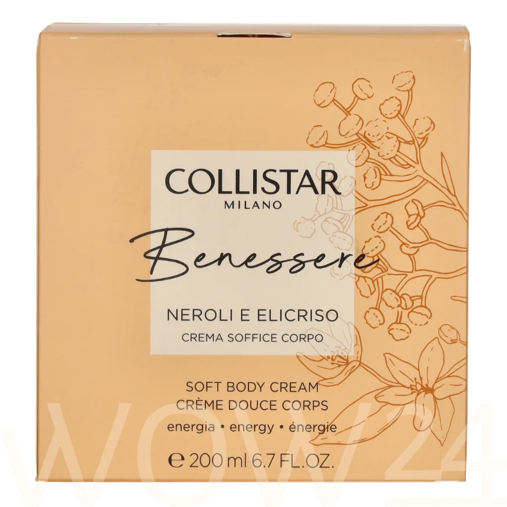  Collistar Benessere Neroli And Helichrysum Soft Body Cream 200 ml Vyrams