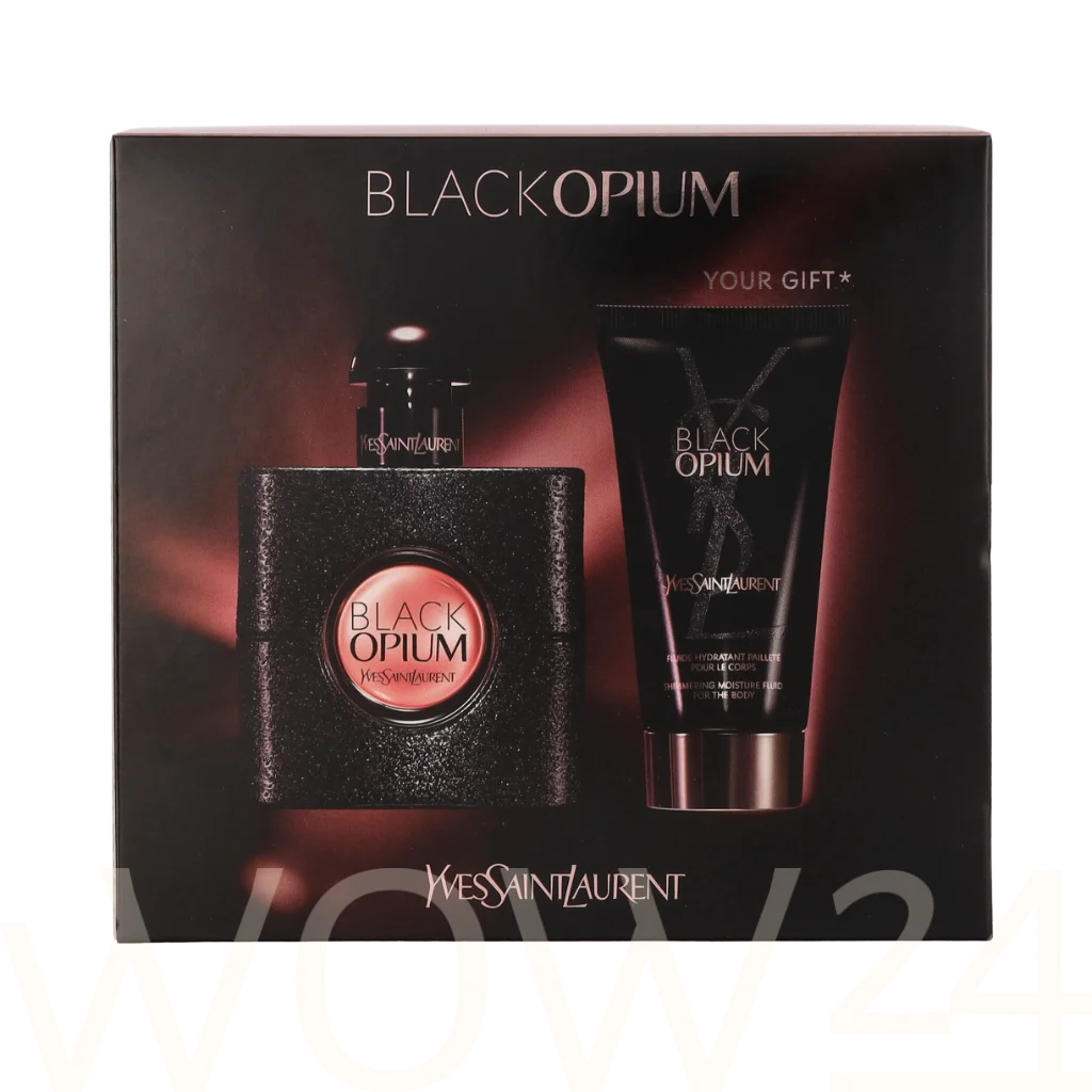Yves Saint Laurent Black Opium 50 ml 50 ml EDP + 50 ml kūno losjonas kvepalai Moterims EDP Rinkinys