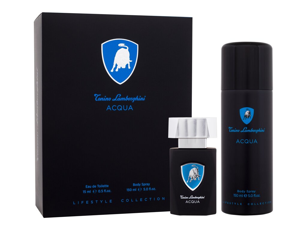 Lamborghini Acqua Eau De Toilette 15 ml Set