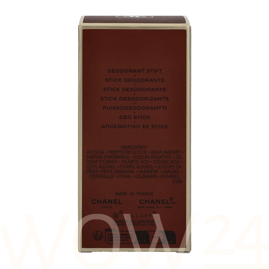 Chanel Chanel Allure Homme Deo Stick 75 ml dezodorantas
