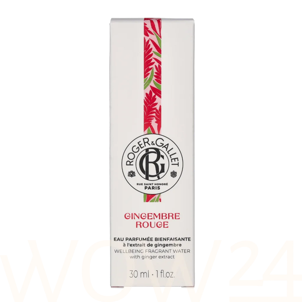 Roger & Gallet Gingembre Rouge Wellbeing Fragrant Water 30 ml Roger & Gallet Gingembre Rouge Wellbeing Fragrant Water 30 ml
