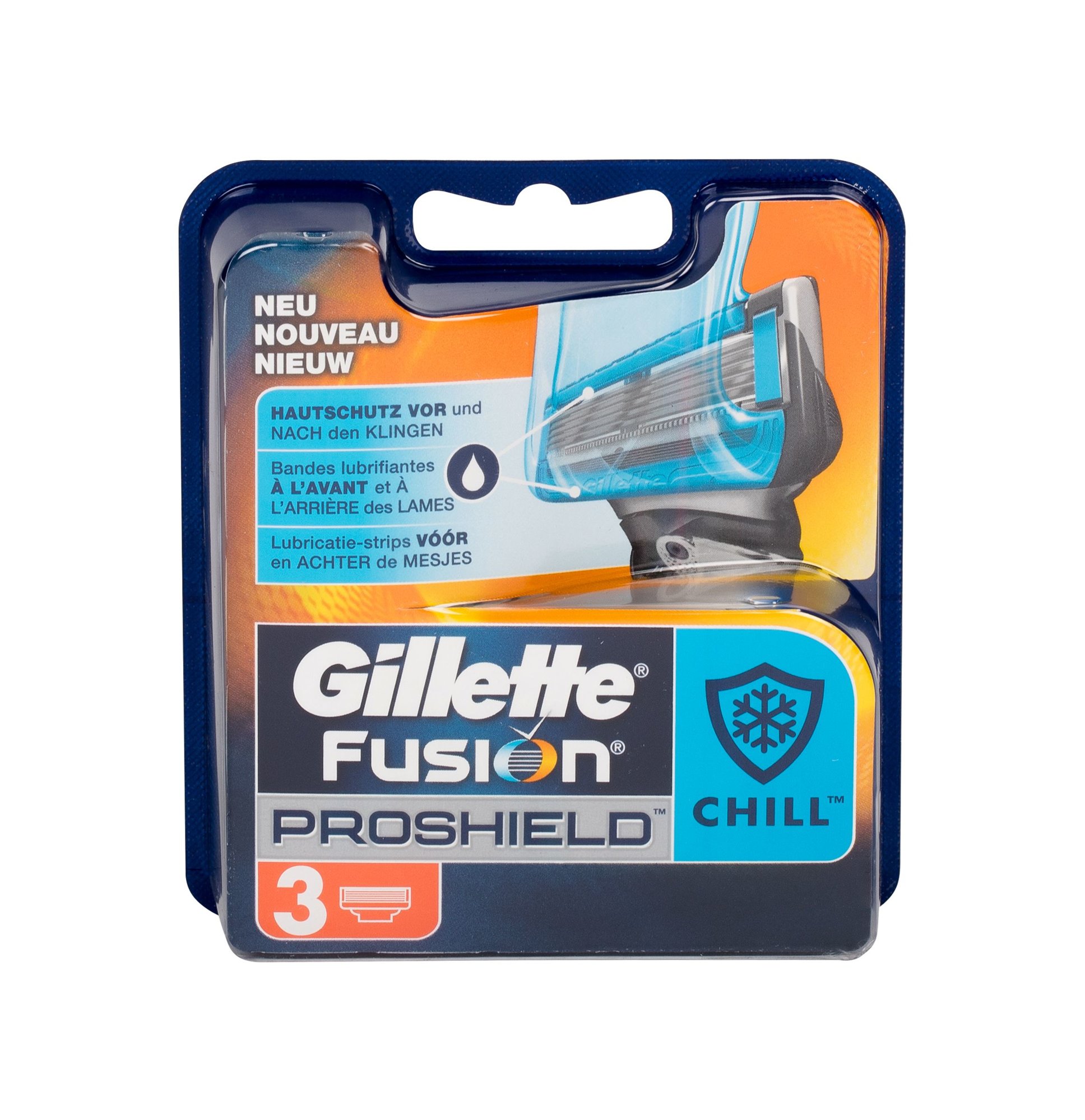 Gillette Fusion Proshield Chill 3vnt skustuvo galvutė