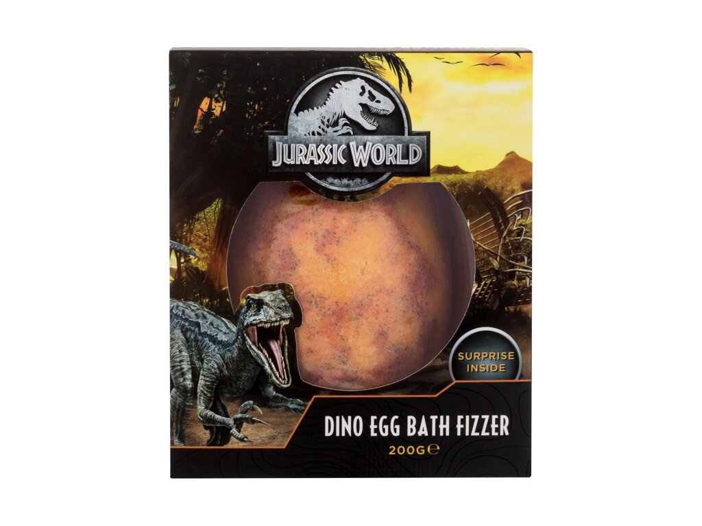 Universal Jurassic World Dino Egg Bath Fizzer 200g Vonios bomba (Pažeista pakuotė)