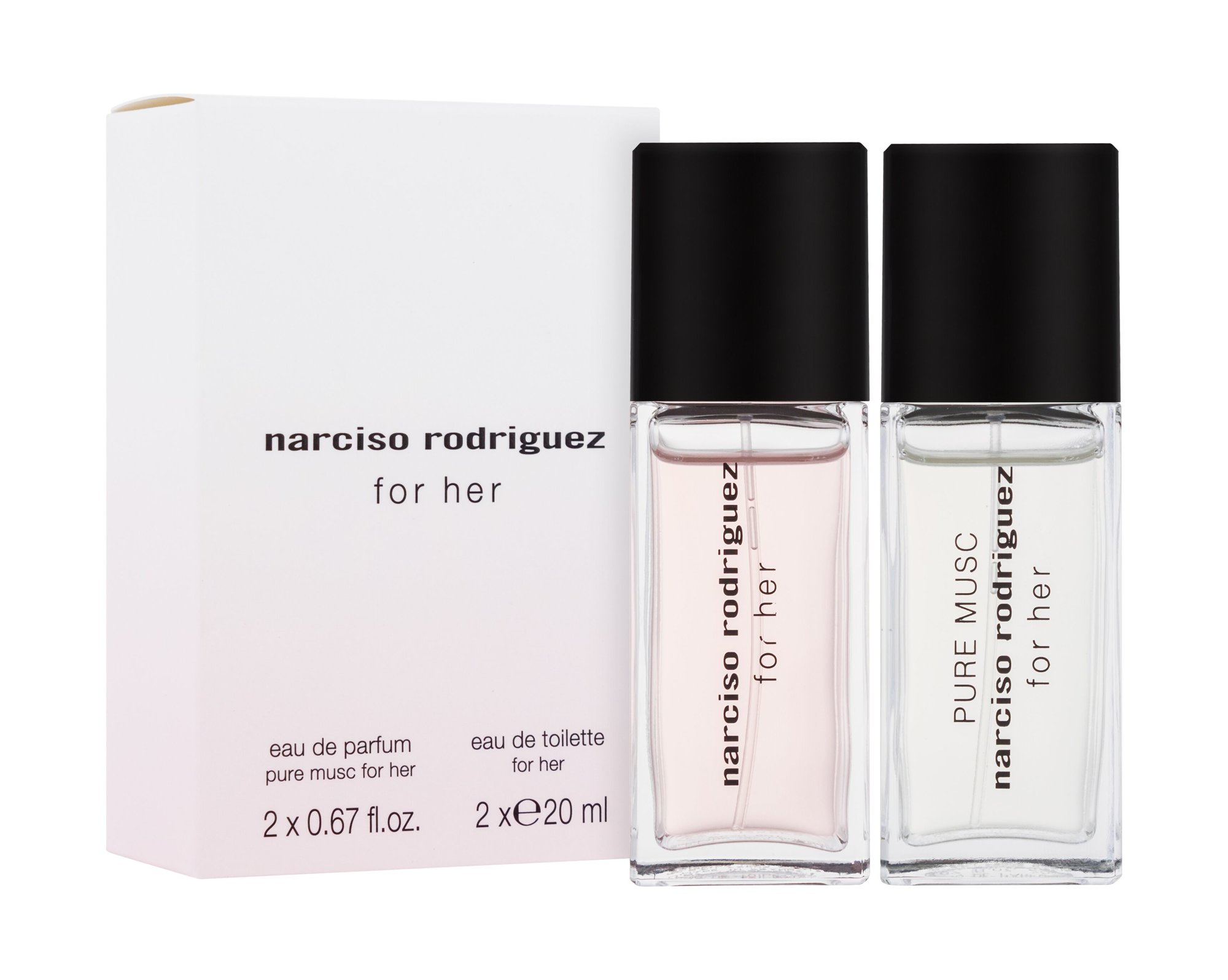 Narciso Rodriguez For Her Pure Musc 20ml Edp 20 ml + Edt For Her 20 ml Kvepalai Moterims EDP Rinkinys