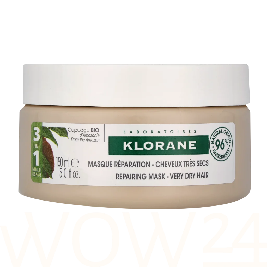 Klorane Klorane Dry Hair Mask With Organic Cupuacu Butter 150 ml plaukų kaukė