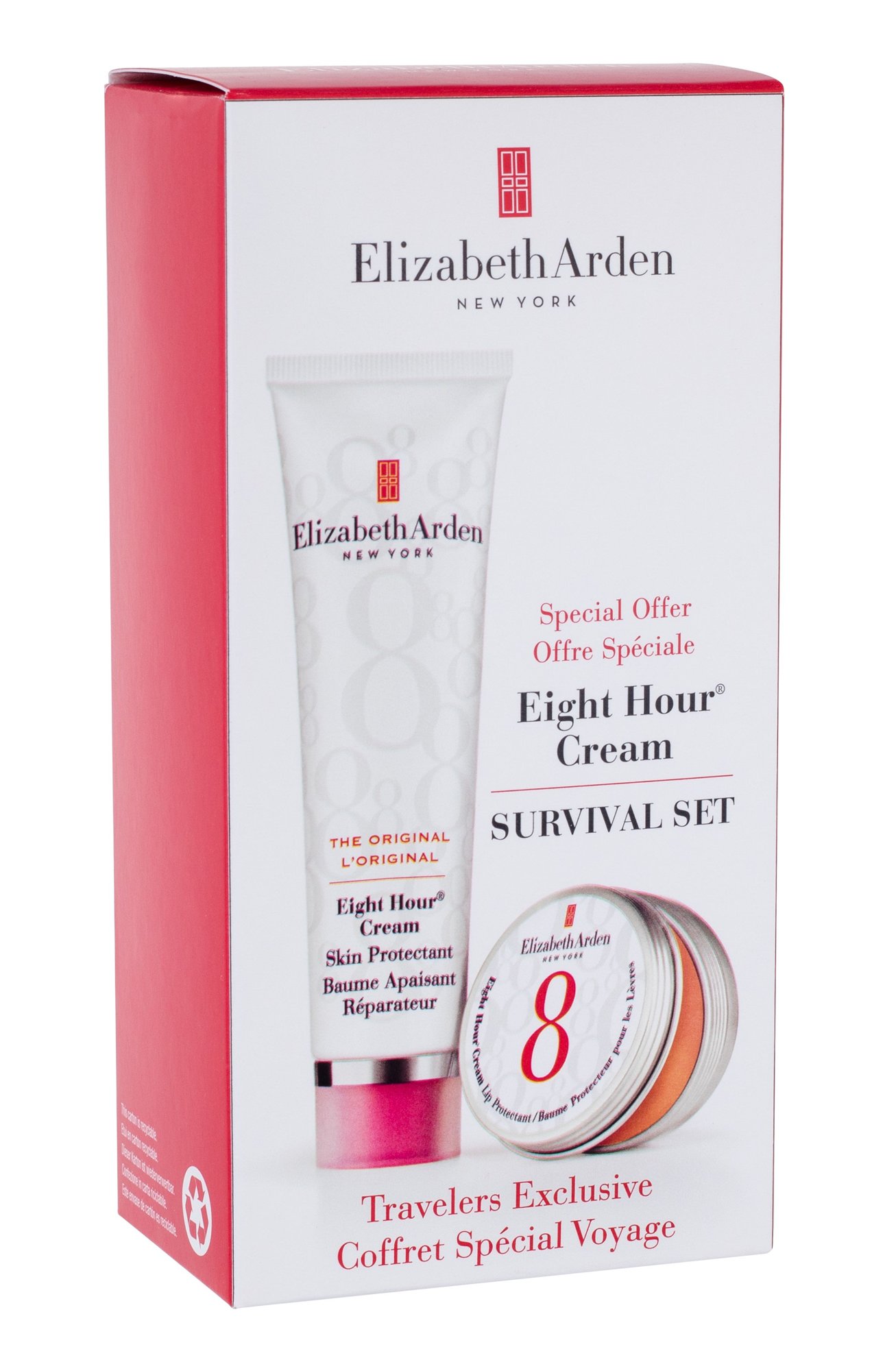 Elizabeth Arden Eight Hour Cream Skin Protectant 50ml Eight Hour Cream Skin Protectant 50 ml + Eight Hour Cream Lip Protectant 14,6 ml kūno balzamas Rinkinys (Pažeista pakuotė)