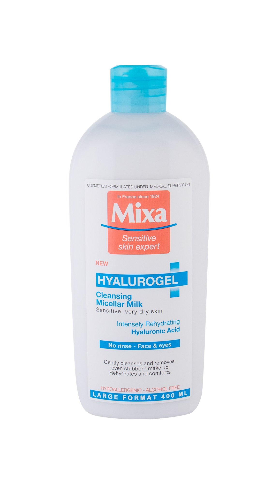 Mixa Sensitive Skin Expert Hyalurogel veido pienelis 