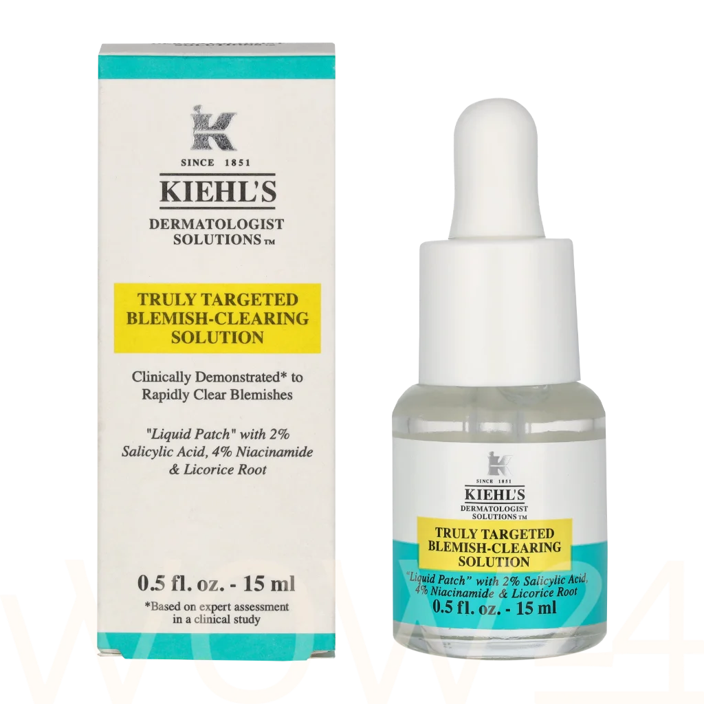 Kiehl's Kiehl's  Truly Targeted Blemish-Clearing Solution 15 ml vietinės priežiūros priemonė