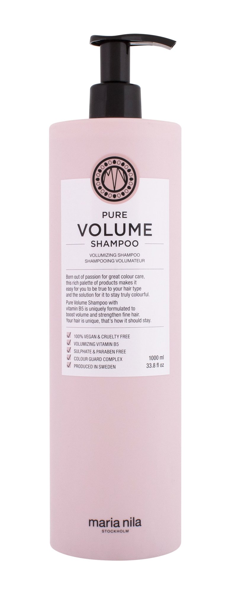 Maria Nila Pure Volume 1000ml šampūnas (Pažeista pakuotė)