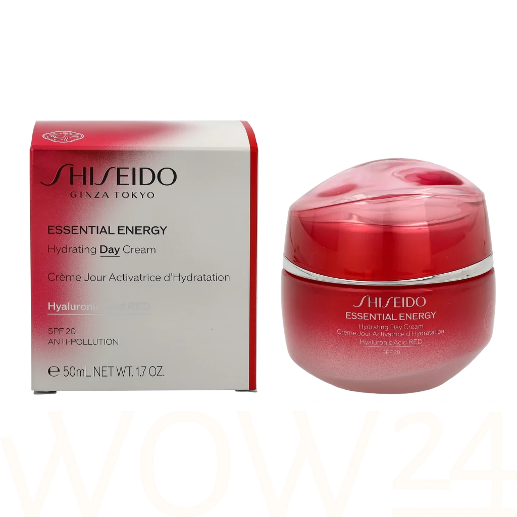 Shiseido Shiseido Essential Energy Hydrating Day Cream SPF20 50 ml natūrali veido odos priežiūros priemonė
