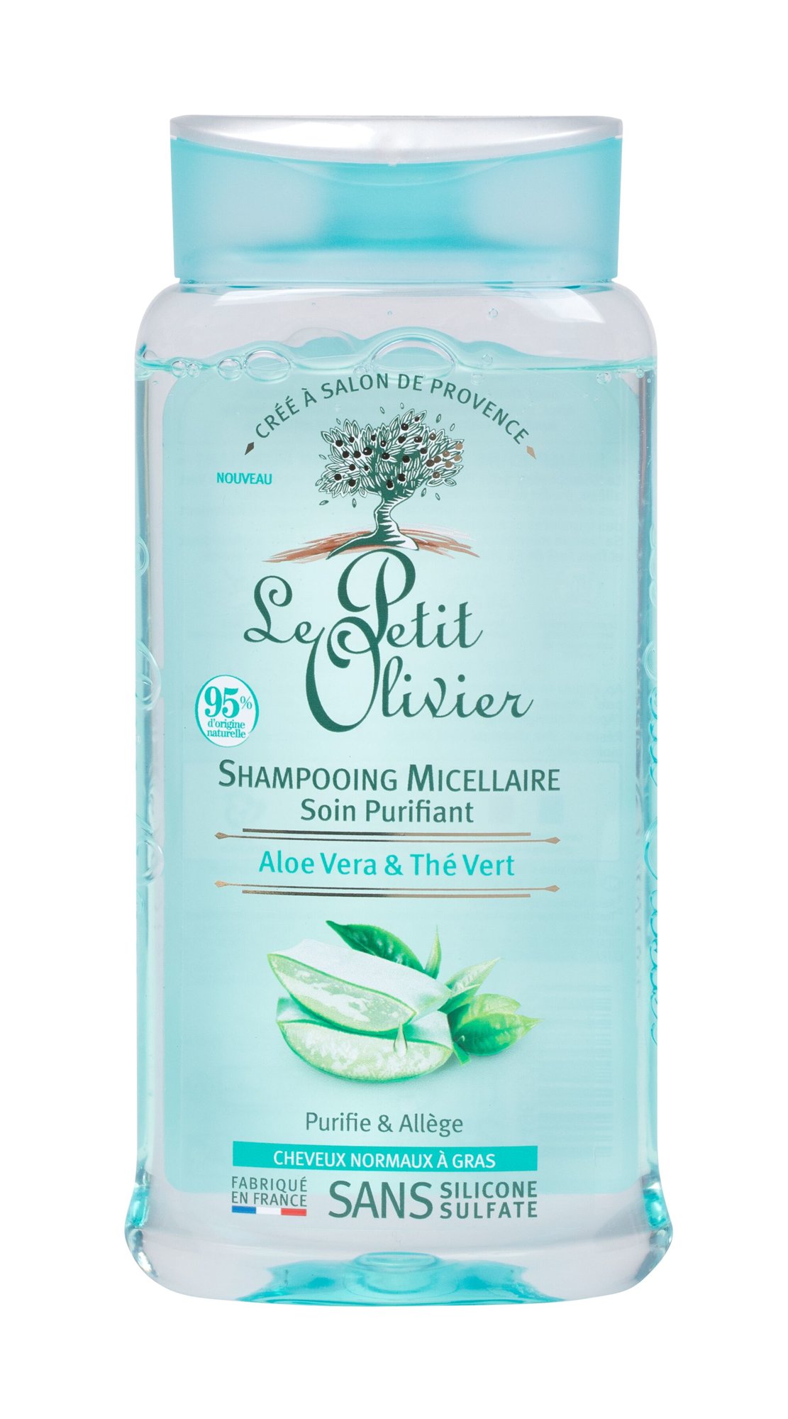 Le Petit Olivier Aloe Vera & Green Tea Purifying šampūnas